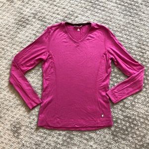 Smartwool base-layer long sleeve V-neck